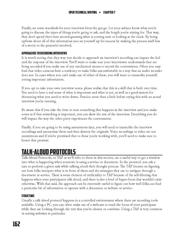 Open Technical Writing - New Page